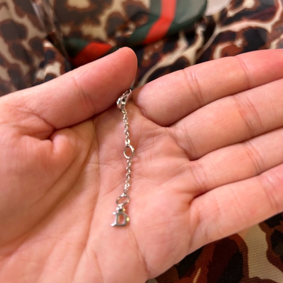 Dior Crystal Logo Necklace - Picture 5 of 8